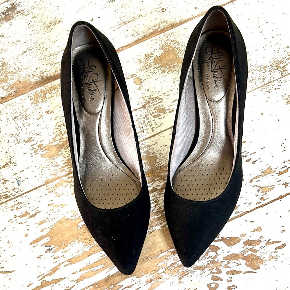 Life Stride Women's Black Heels